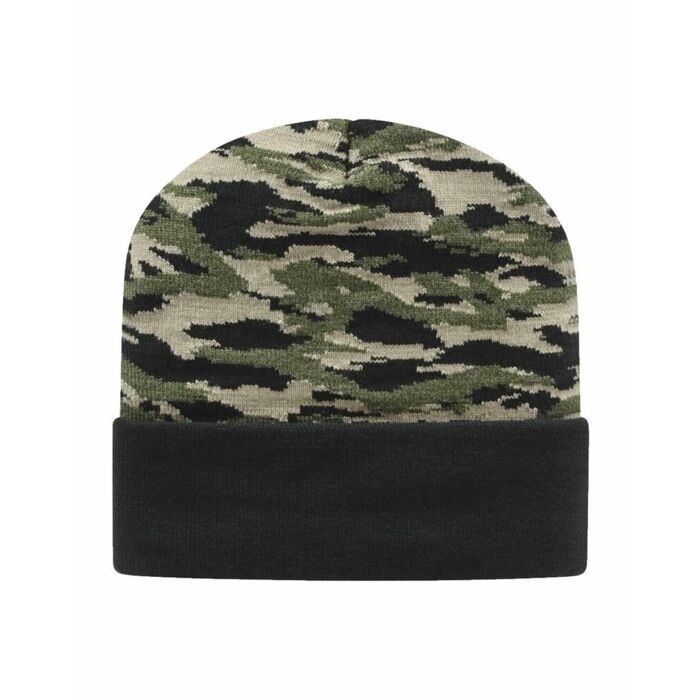 USA-Made Camo Cuffed Beanie Thumbnail