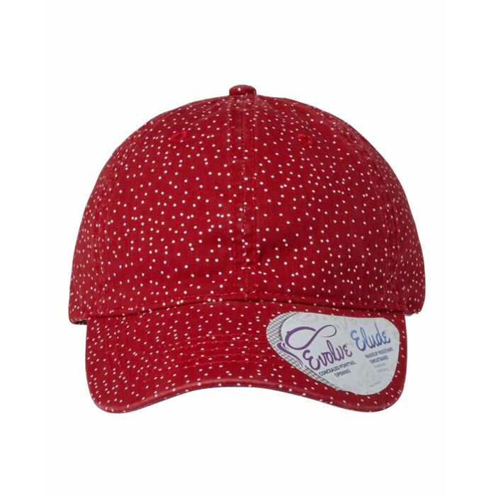 Women's Garment-Washed Fashion Print Cap Thumbnail