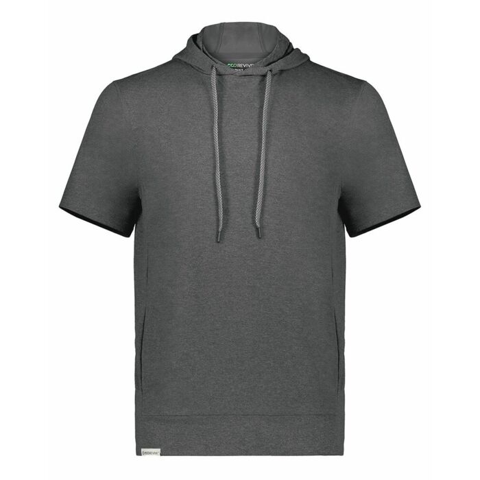 Men's Eco Revive™ Ventura Soft Knit Short Sleeve Hooded Sweatshirt Thumbnail