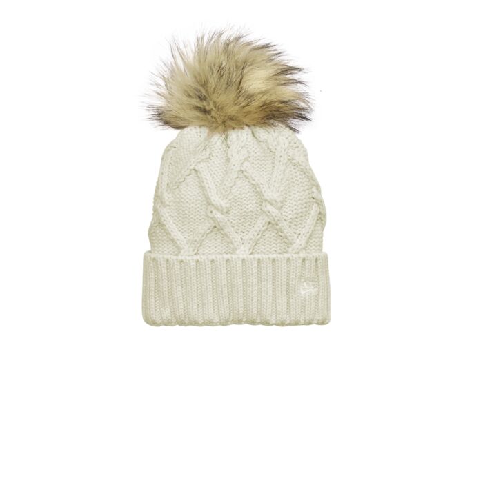 Faux Fur Pom Beanie Thumbnail