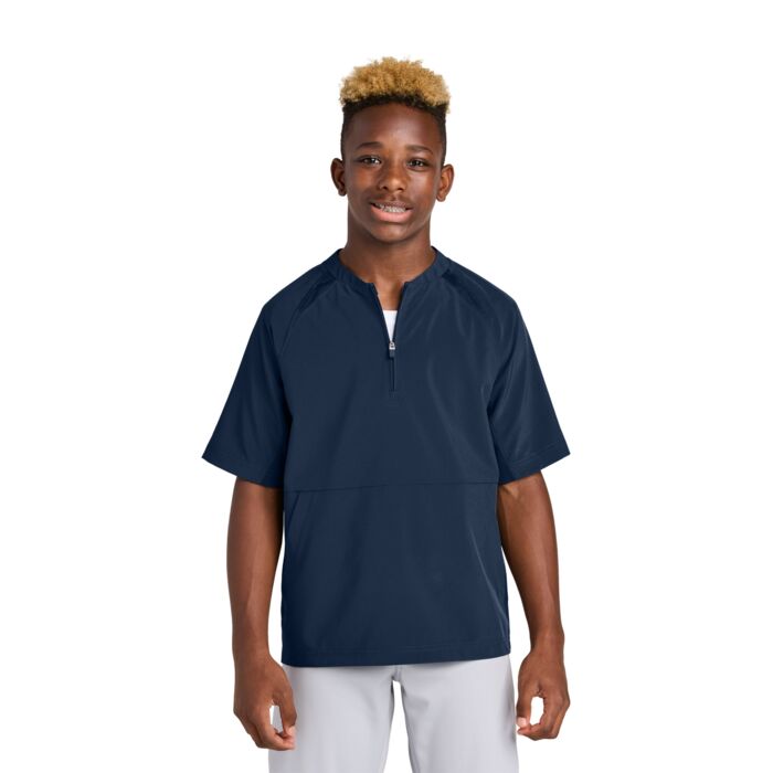 Youth Repeat 1/2 Zip Short Sleeve Jacket Thumbnail