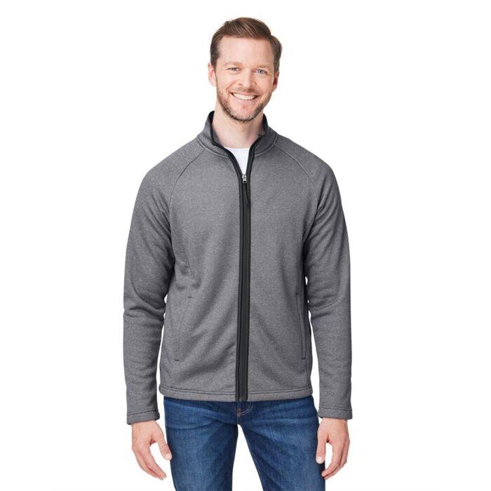 Men's Venture Heathered Stripe Full-Zip Thumbnail