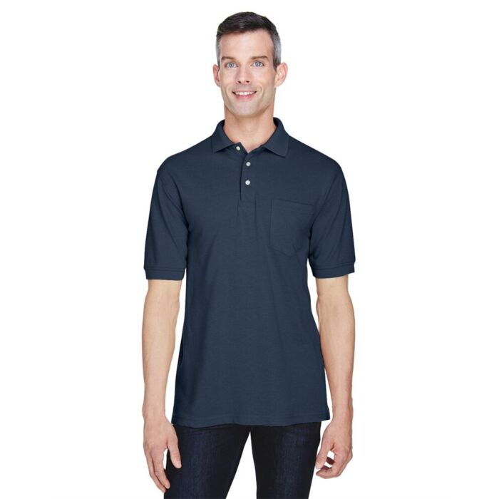 Men's Easy Blend™ Polo with Pocket Thumbnail