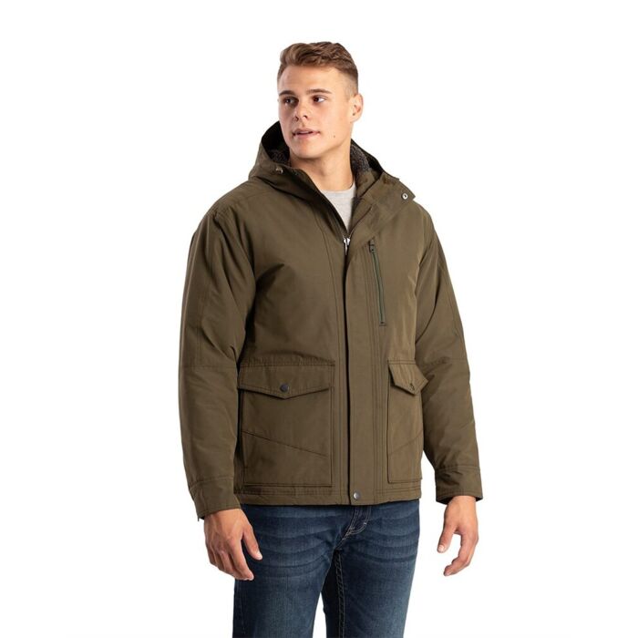 Men's Highland Quilt-Lined Micro-Duck Hooded Jacket Thumbnail
