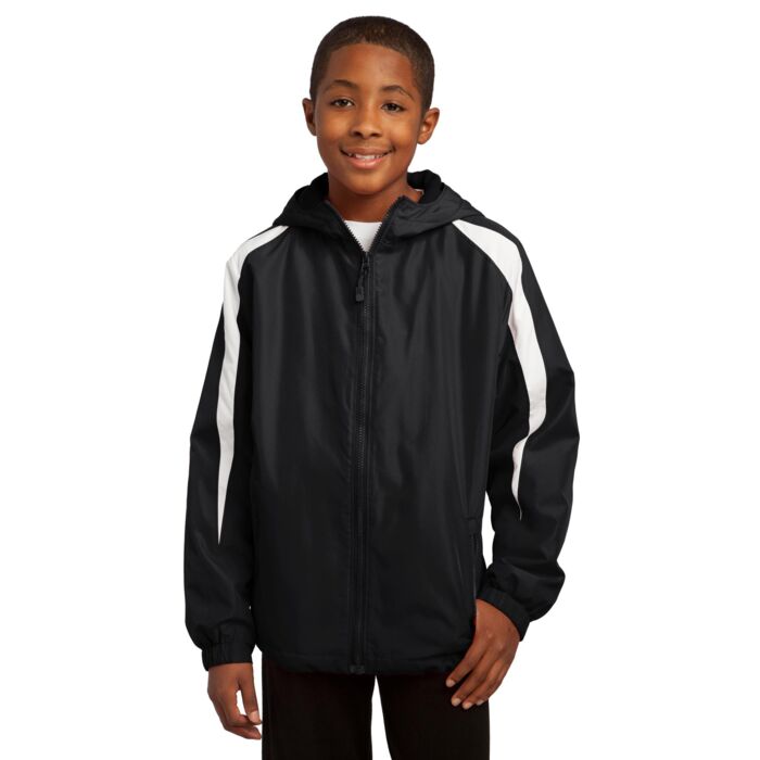 Youth Fleece Lined Colorblock Jacket Thumbnail