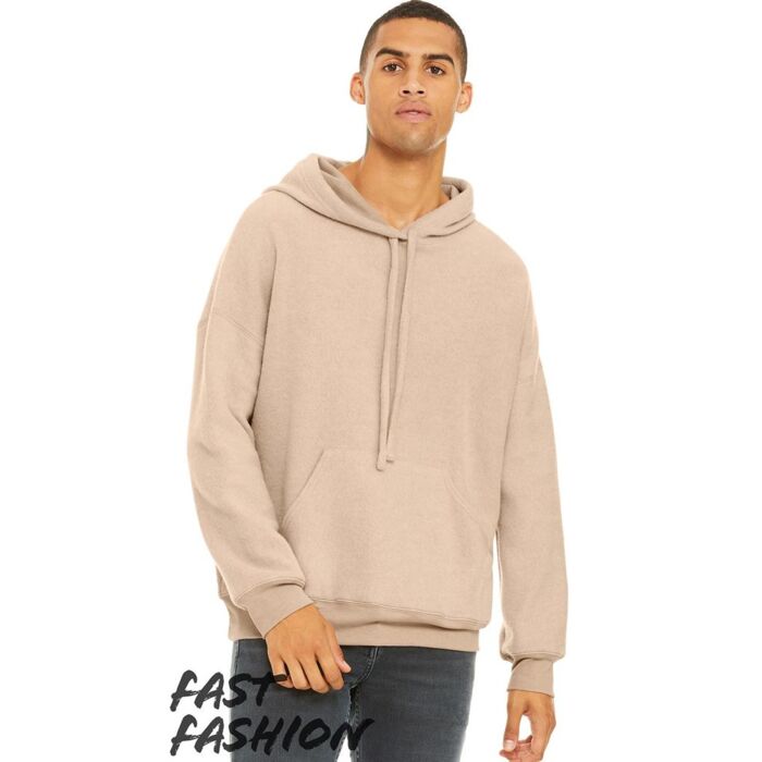 Unisex FWD Fashion Sueded Fleece Hoodie Sweatshirt Thumbnail