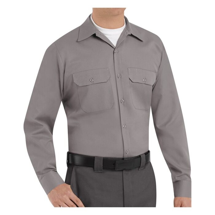 Men's Tall Utility Long Sleeve Work Shirt Thumbnail